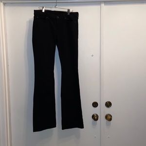 7 for all Mankind Black Bootcut Jeans Size 28